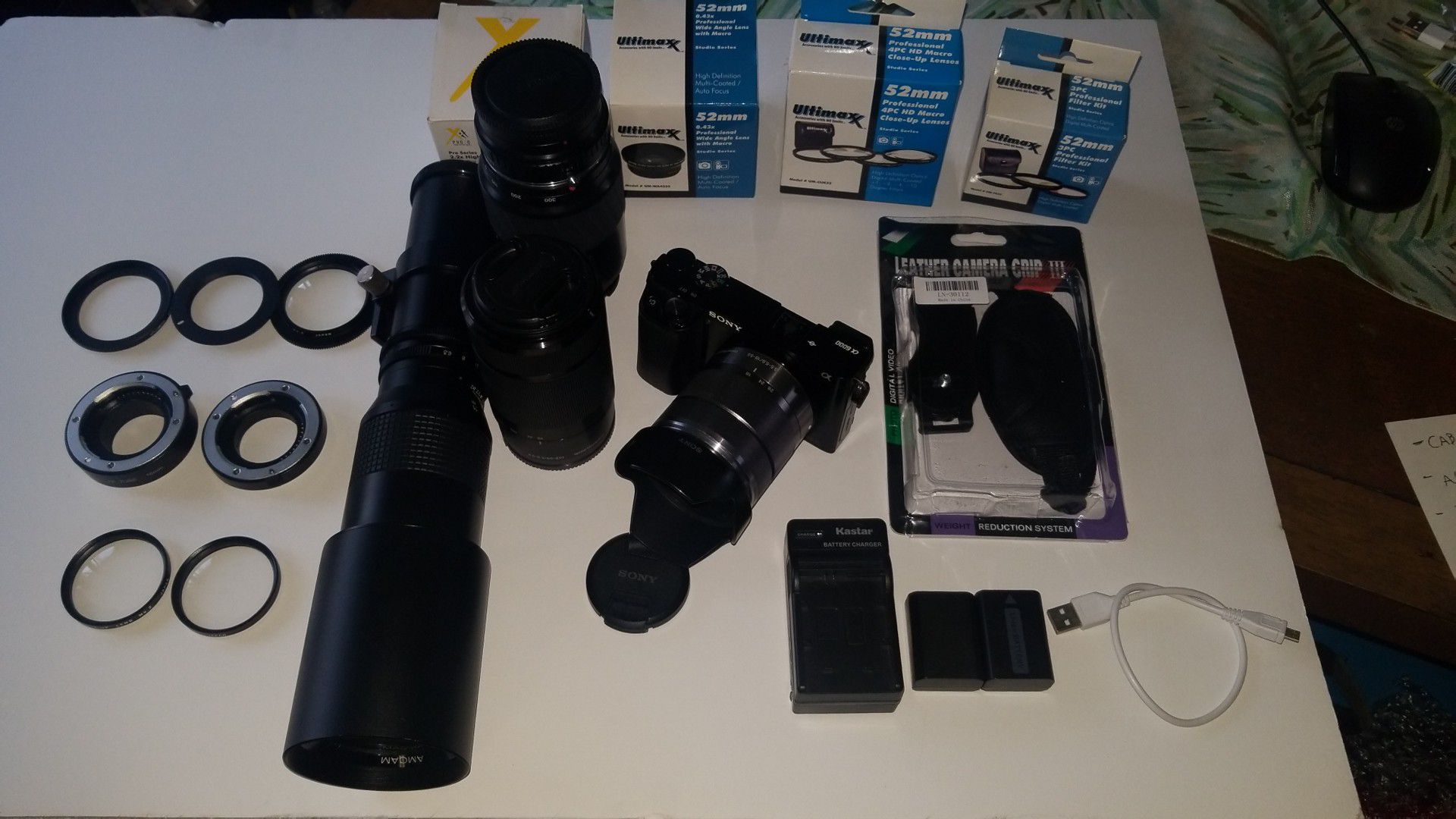 SONY A6000 Bundle! 18-55, 55-210 lens and MORE!
