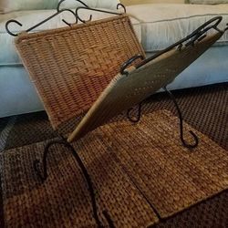 Iron Wicker Rack