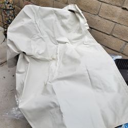 White 1971 VW vert canvas top