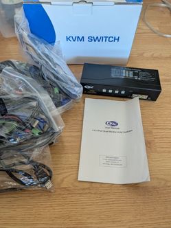 KVM Switch Dual HDMI 4 Port