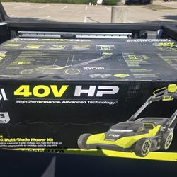Ryobi Lawn Mower 40v HP 170cc