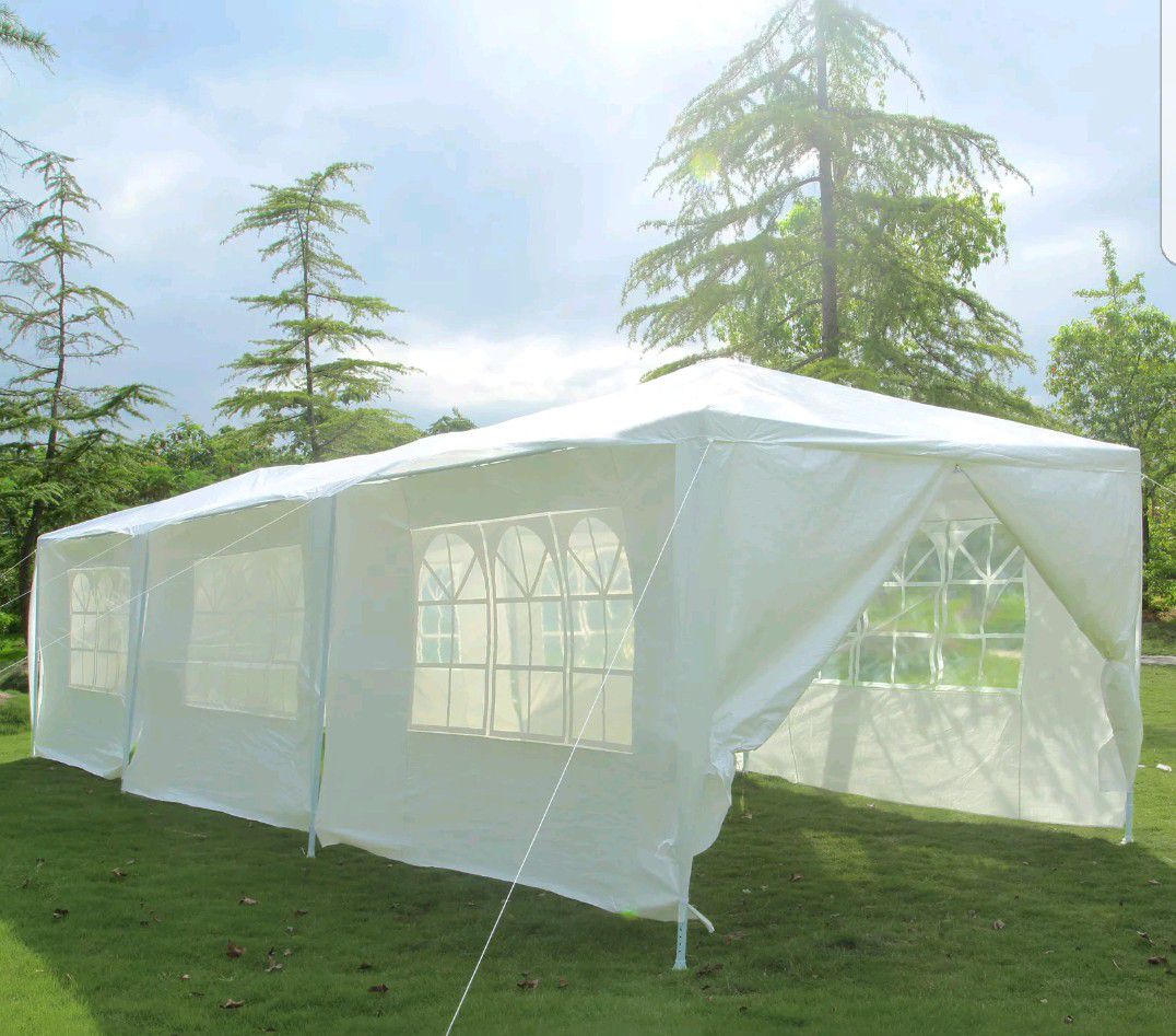 10x30 party tent gazebo canopy white