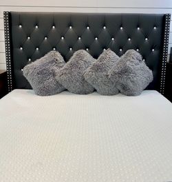 NEW MODERN BLACK BED ON SALE $299 QUEEN 🤩 NO CREDIT NEEDED! SAME DAY DELIVERY 🚚 