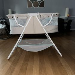 Baby Bassinet, Clothing, & Size 2 Diapers