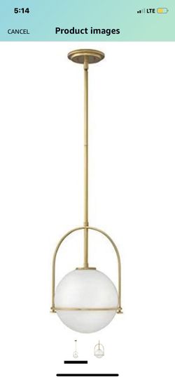 Contemporary Modern One Light Pendant