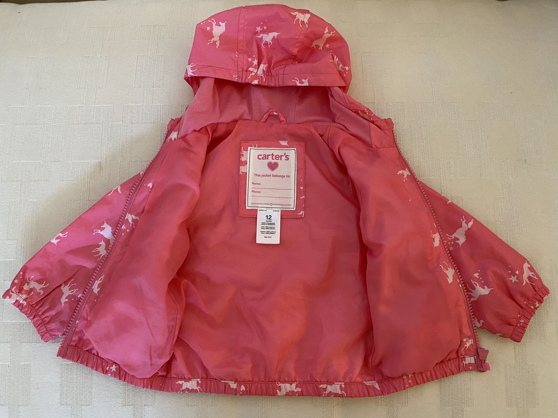 Baby Girl Rain Coat - Carter’s