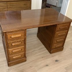 Antique Oak Desk