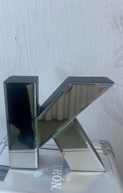 Glass K decoration