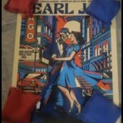 Pearl jam Van Orton Wrigley Field poster a/p 220$ 