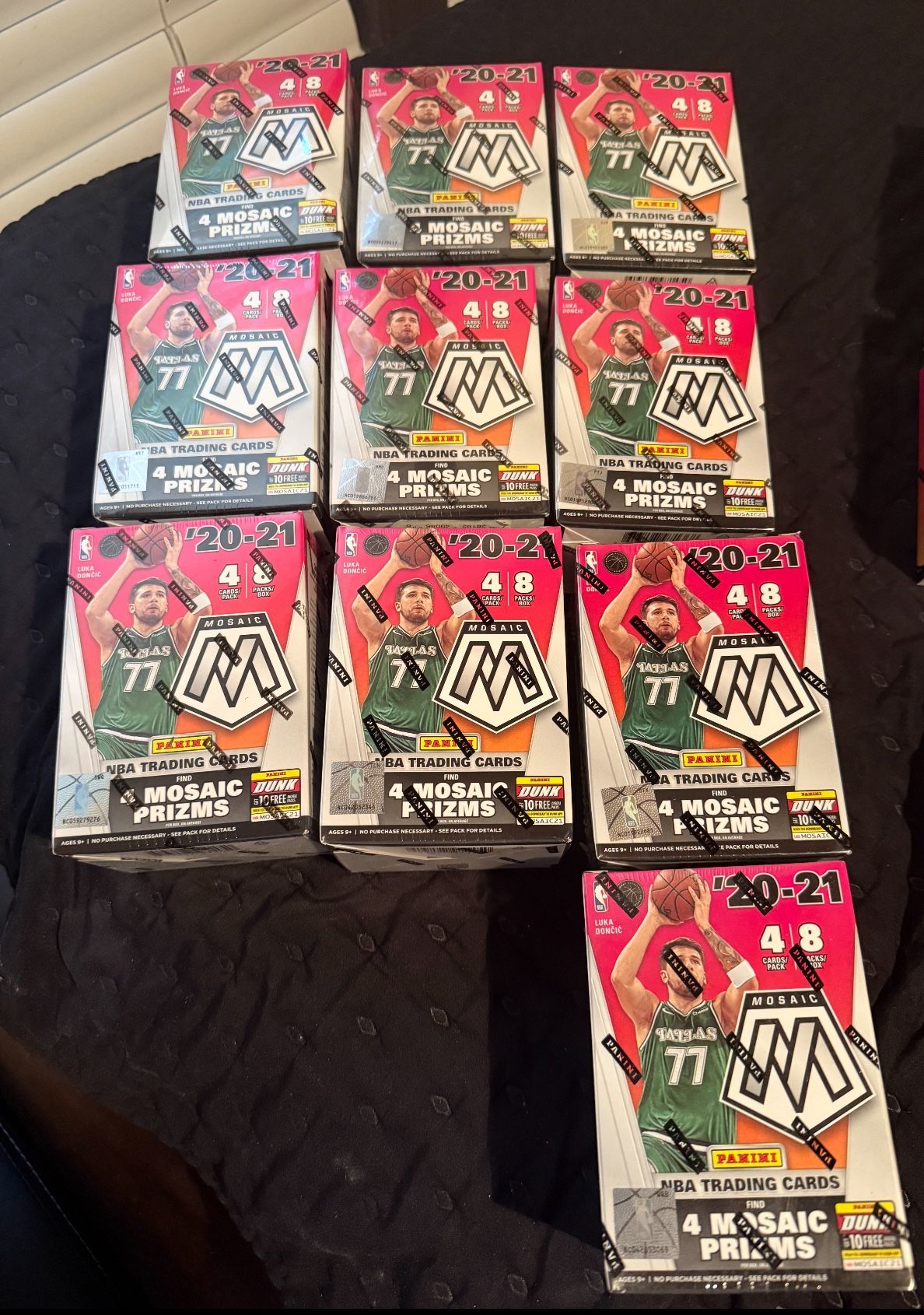 2020-2021 NBA Mosaic Blasters Lot