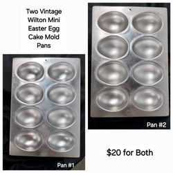 3 Vintage Wilson Cake Pans For $20