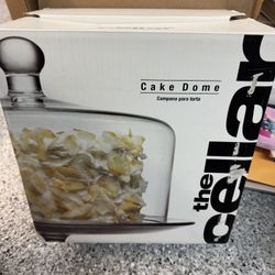Cake Holder With Dome - BRAND NEW IN BOX