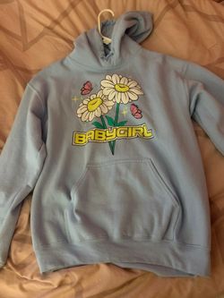 Blue hoodie