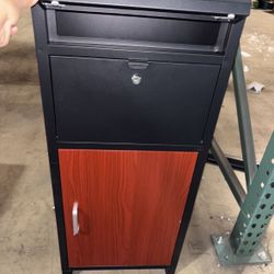 Assembled - 15.74" X 36.61", 2 - in-1 Anti-Theft Lockable Package Mailbox