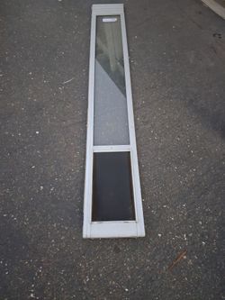 Sliding Glass Door Panel with Pet Door Insert