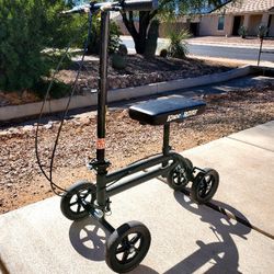 KneeRover Economy Steerable Knee Scooter Black