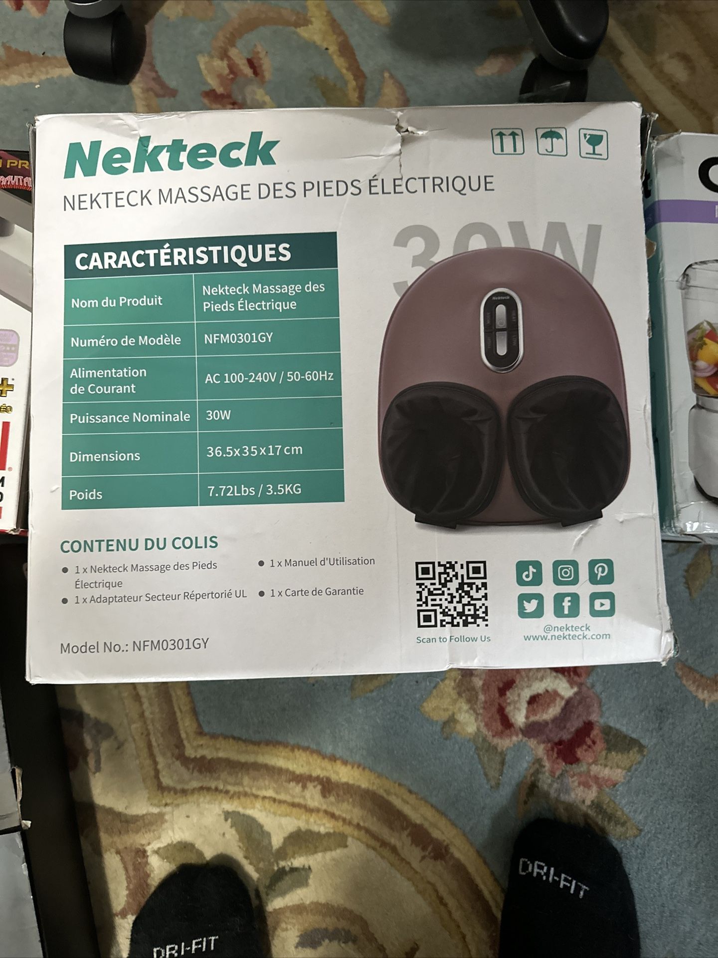 Nekteck foot massager