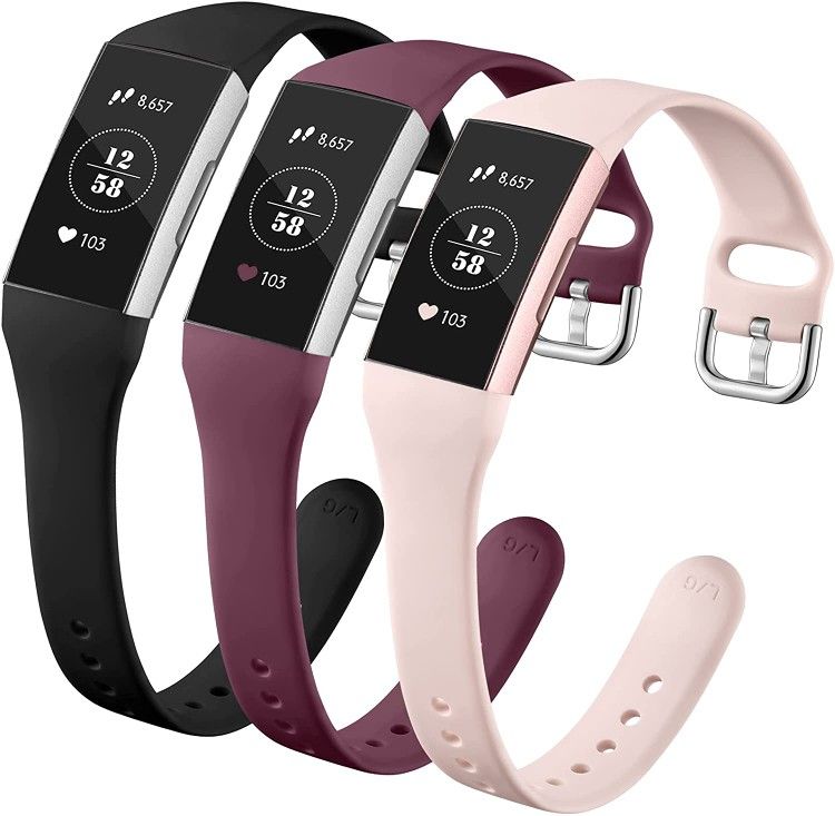 Fitbit Charge 3 / Charge 4 Bands (3-Pack)