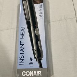 Conair Instant Heat 1" Flat Iron, Fast Heat-Up, Ceramic-Coated Plates with Floating Plate