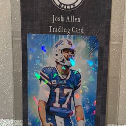 Buffalo bills Josh Allen collectors card ~ bills merch