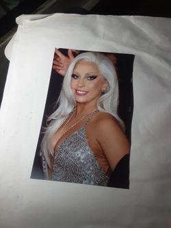 A Small Lady Gaga Photo Print