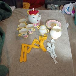 Beauty And The Beast Mrs Potts& Chip Tea Set 24 Piece