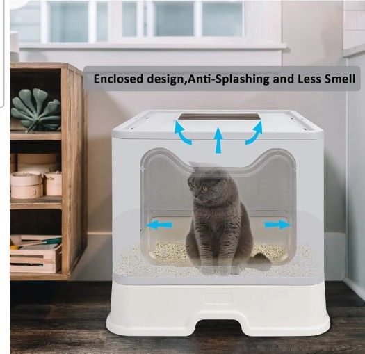 Fophop Foldable Cat Litter