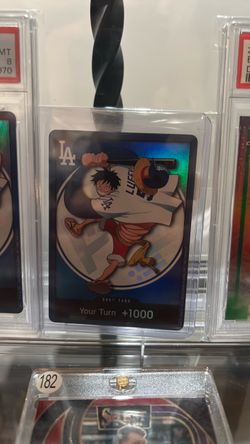 One Piece Luffy LA Dodgers Don!! Card