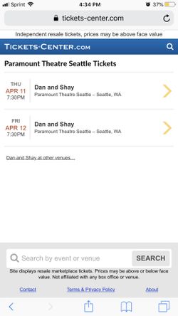 Concert tickets!!