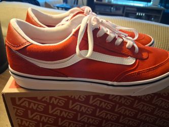 Fairly new men's red vans Sz.10.5