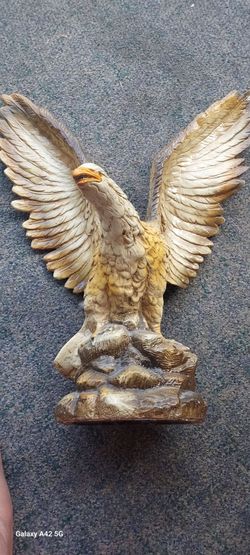 Golden eagle statue