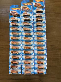 Hot wheels Midnight Otto Heat Fleet Cars Lot of 41 with one variant