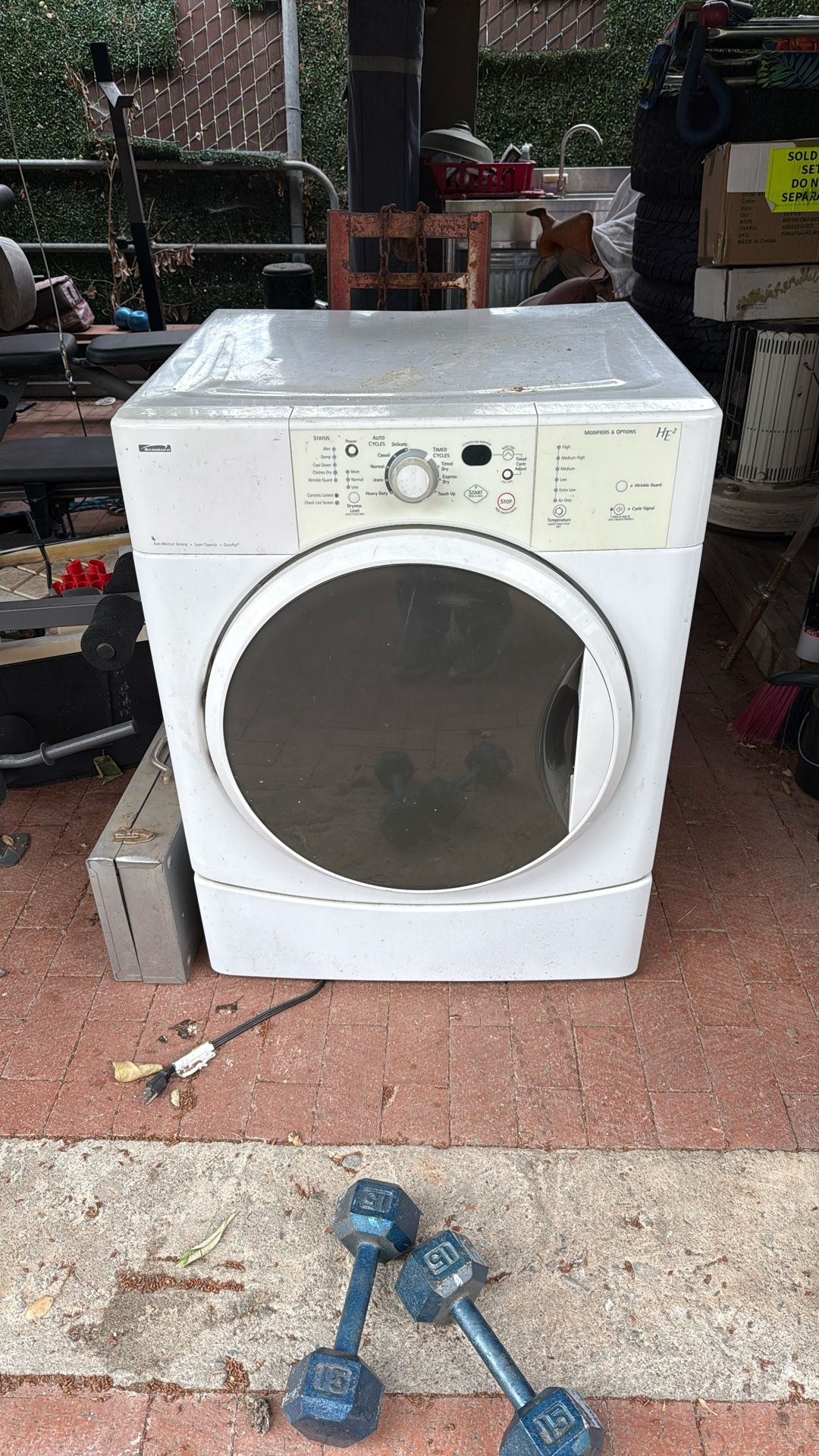 Kenmore Gas Dryer Front Load Large Capacity Works Great!