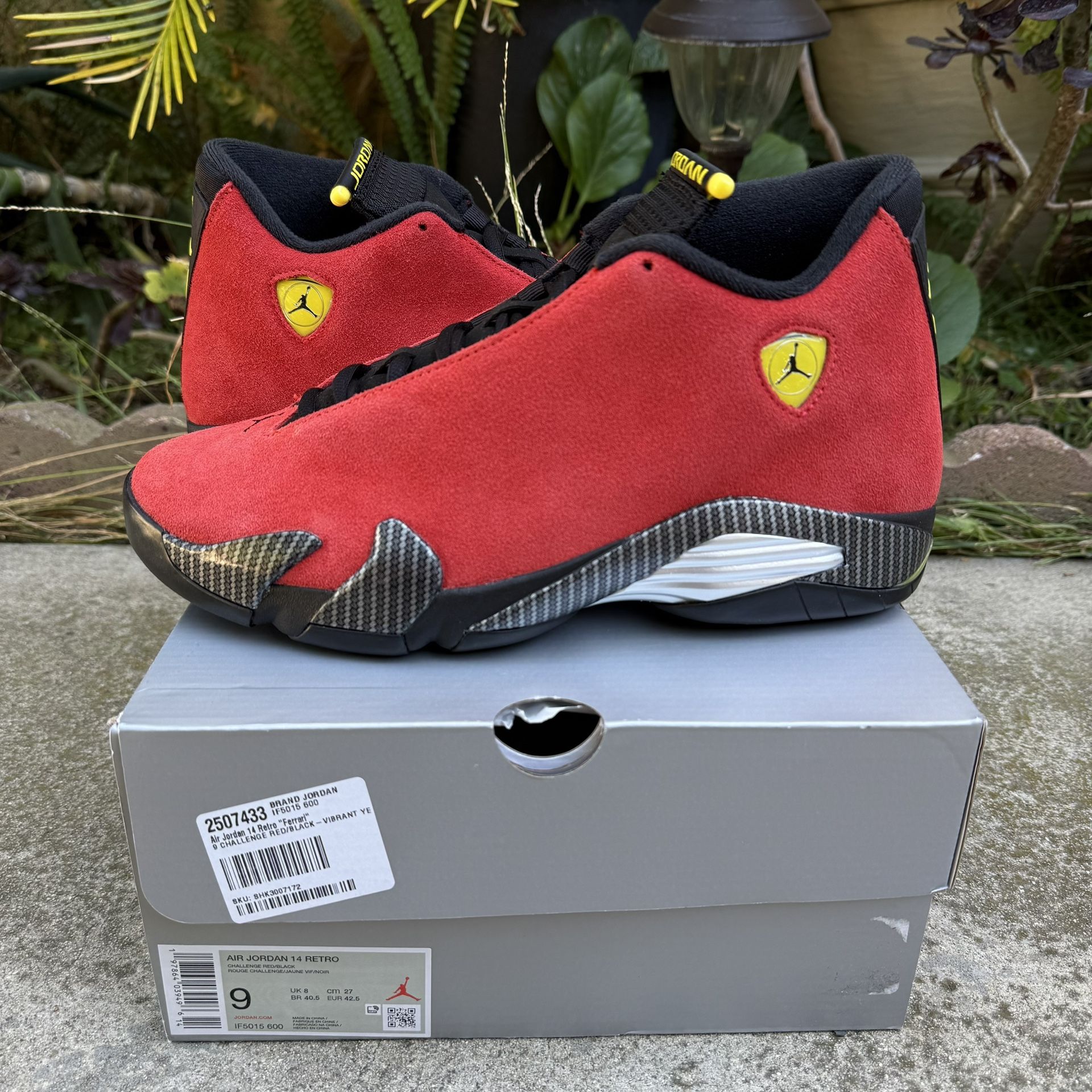 Jordan 14 Ferrari (2025) Size 9M
