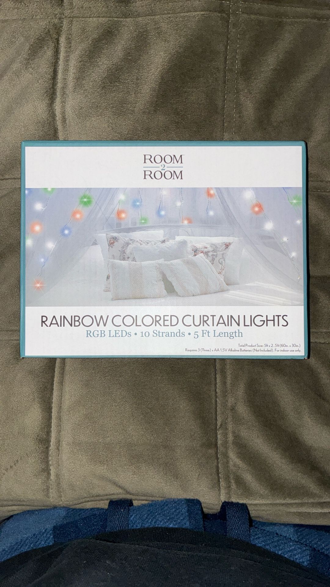 Rainbow Curtain lights