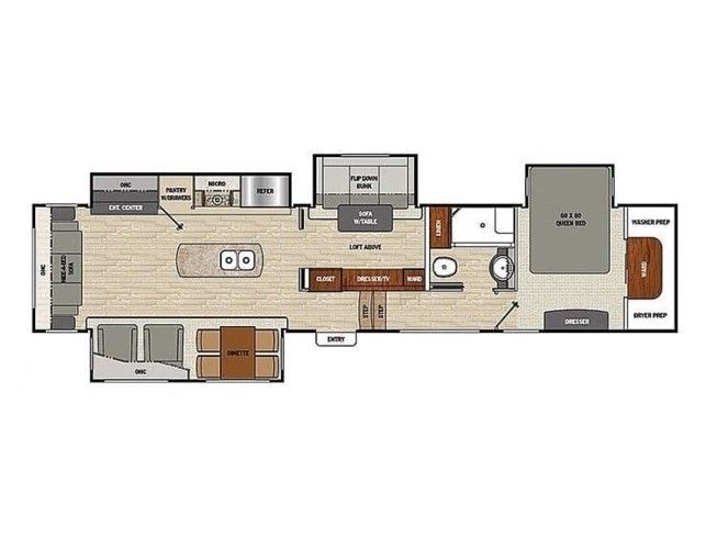 2015 Coachmen Brookstone 395 RL Loft Bunkhouse Fifth Wheel Sleeps 12