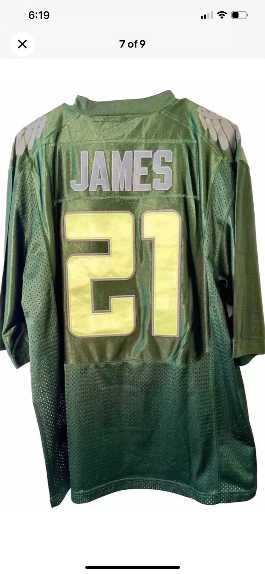 Rare Oregon 2011 BCS fiesta bowl championship jersey