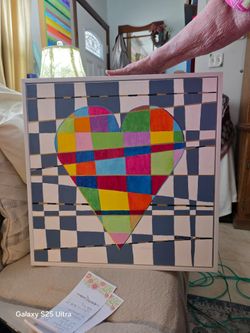 Mothers day one of a king heart painting