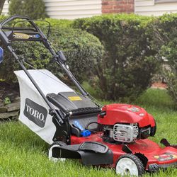Toro lawn mower 2024 push button start