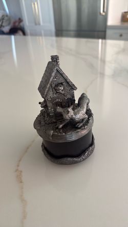 Michael Ricker Pewter Nursery Rhyme Music Box