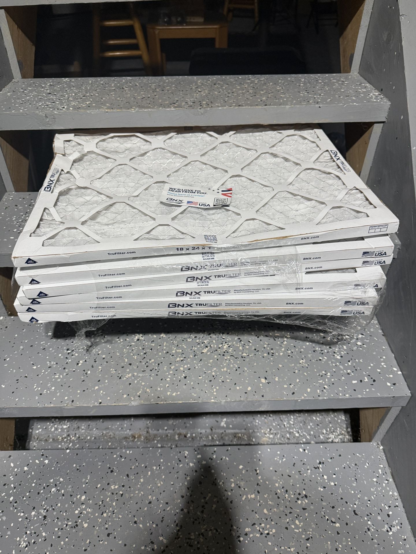 6 Pk New BNX Tru Filters Furnace
