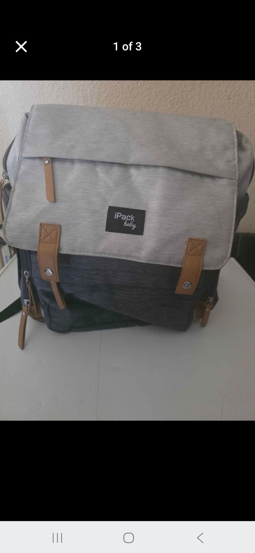 Back pack diaper bag