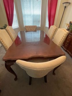 Solid Wood Dining Table – Quality Construction | Matching Chairs Available