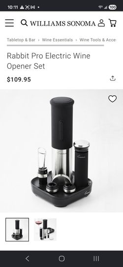 Rabbit Pro Electric Wine Opener Set