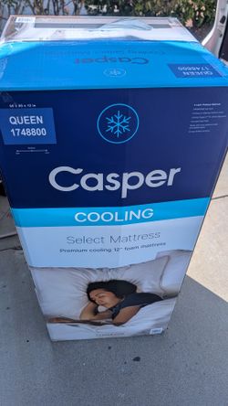 NEW Casper queen size mattress new still wrapped up from factory New
