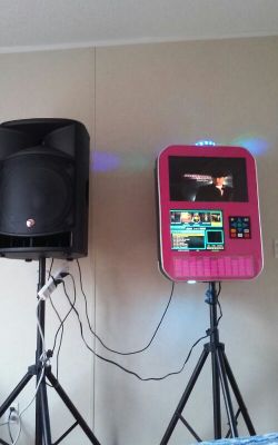 I rent bounce houses and karaoke/rockolas!!! And more