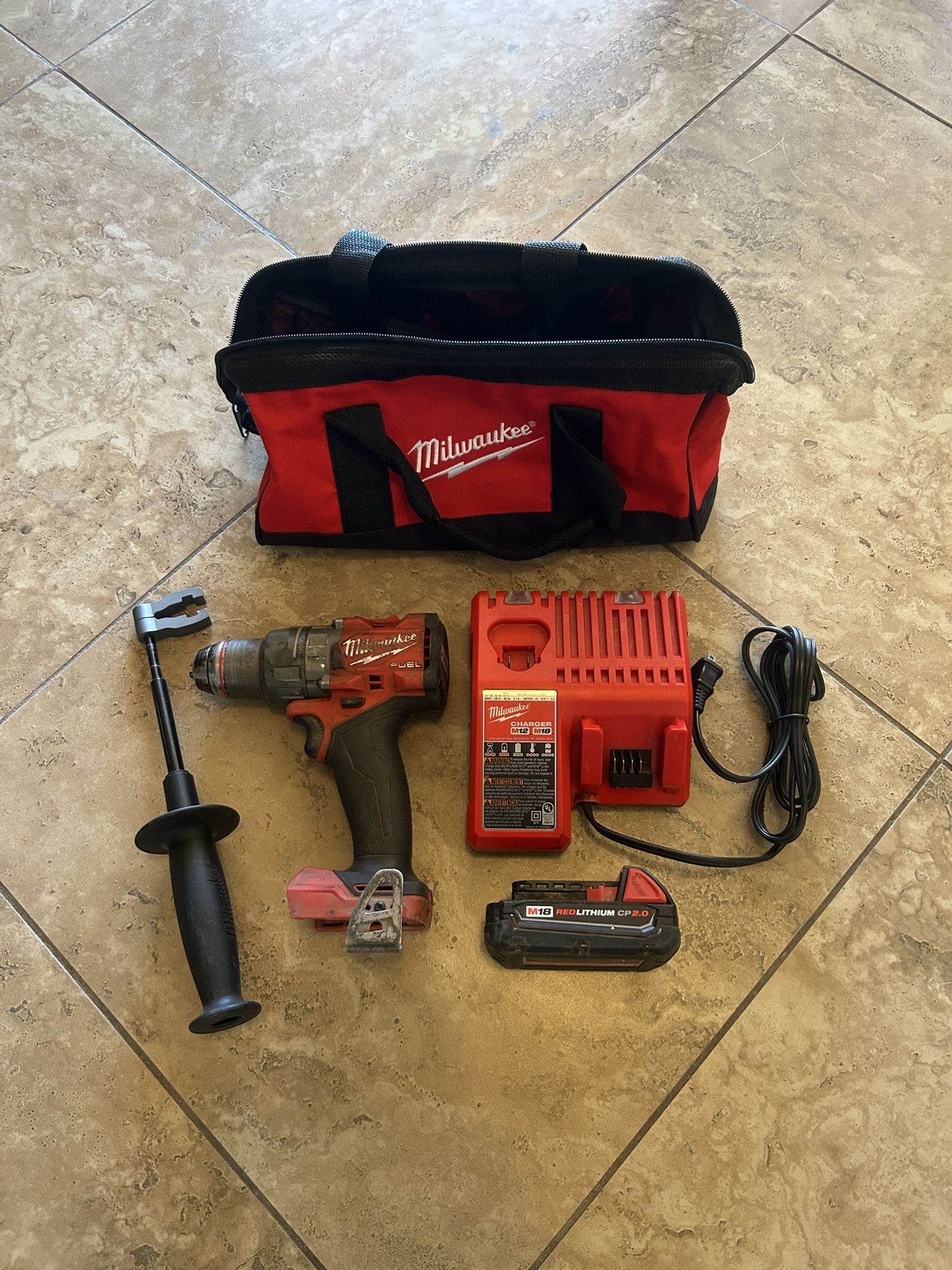 Milwaukee M18 FUEL 1/2” Hammer Drill Kit