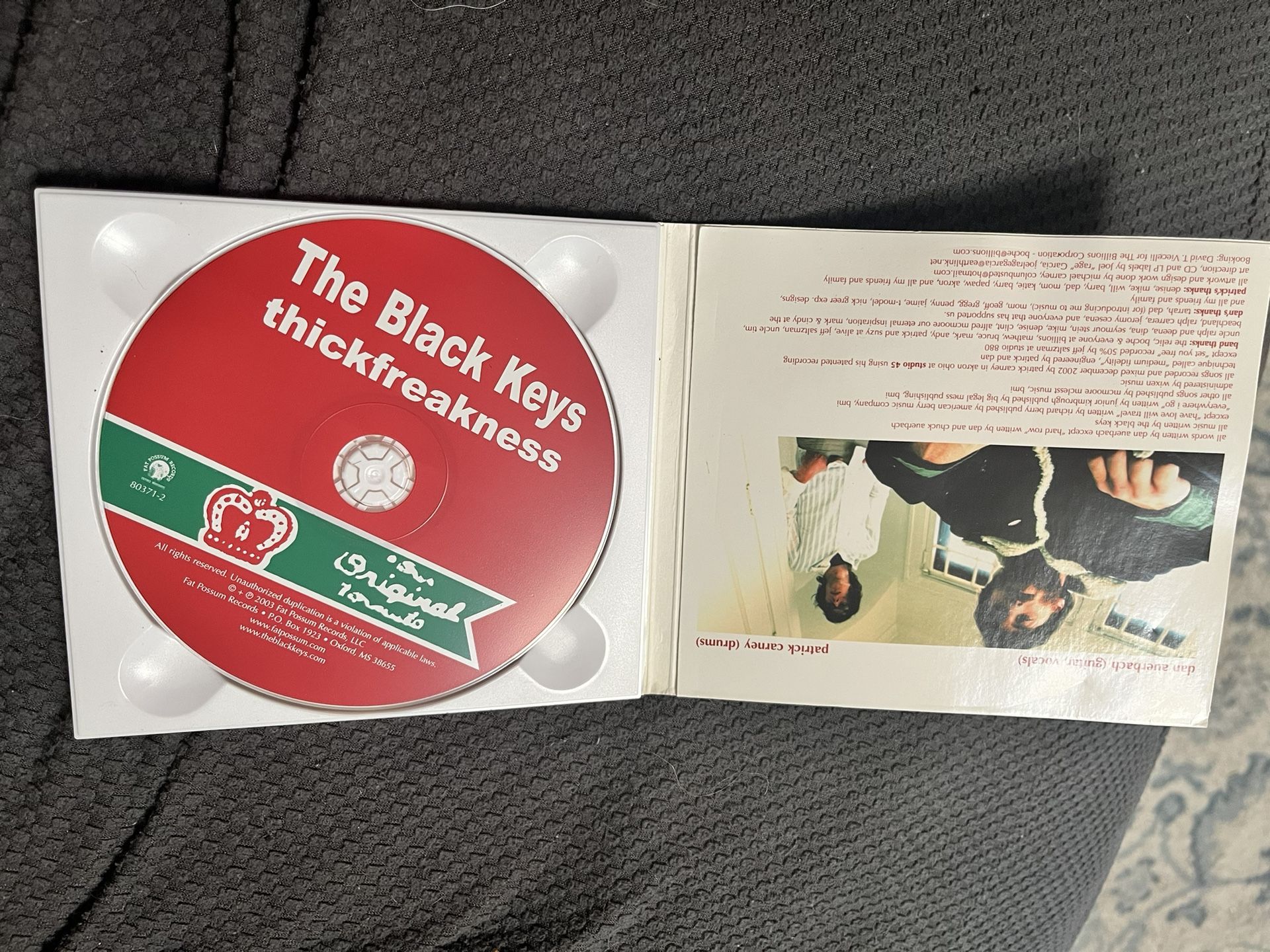 Black Keys Thickfreakness CD