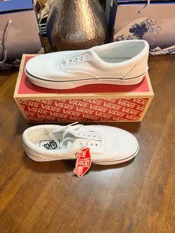 Vans Era White Canvas Sneakers