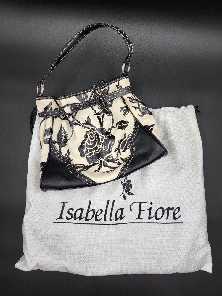 Isabella Fiore Gothic Rose Purse W/ Dust Bag